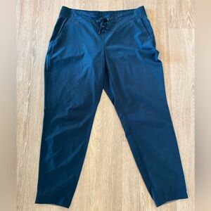 Athleta Women’s Dark Teal Joggers w/ Reflective Cuffs